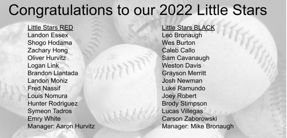 2022 Little Stars