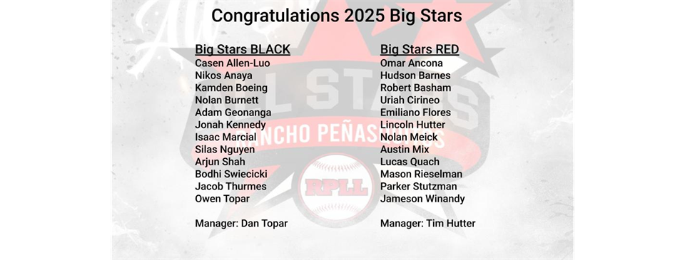 Big Stars Announced